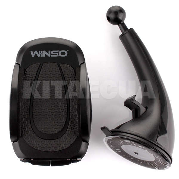 Держатель телефона автомобильный 51-98 мм поворотный механизм 360° Winso (201160) - 3