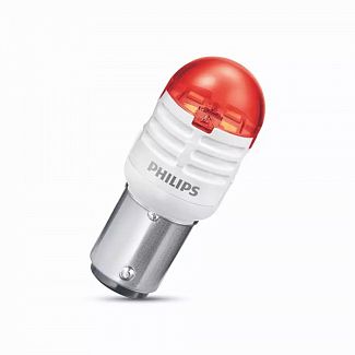 LED лампа для авто Ultinon Pro3000 BAY15d 0.8/1.75W 1300К red (комплект) PHILIPS