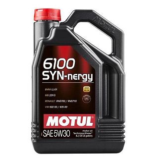 Моторное масло синтетическое 4л 5W-30 6100 Syn-nergy MOTUL