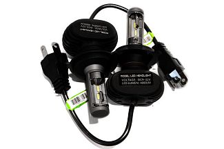 LED лампа для авто S1 H4 P43t 25W 6000K HeadLight