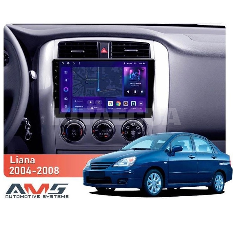 Штатна магнітола MOSS M3 4+32 ГБ 9" Suzuki Liana 1 2004-2008 AMS (50671) - 2