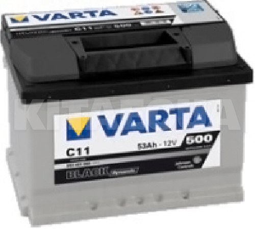 Аккумулятор автомобильный 53Ач 500А "+" справа VARTA (VT 553401BL)