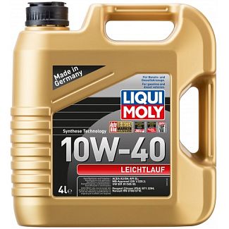 Масло моторное полусинтетическое 4л 10W-40 Leichtlauf LIQUI MOLY