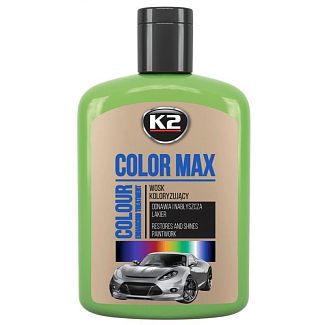 Кольоровий поліроль з воском 200мл Color Max Green K2