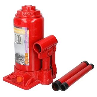 Домкрат гідравлічний пляшковий 20т (245мм-470мм) телескопічний BORG-HICO