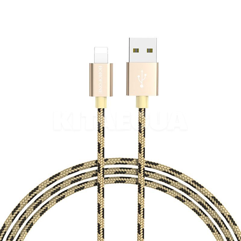 Кабель USB - Lightning 2.4A BX24 1м золотой BOROFONE (BX24LGD)