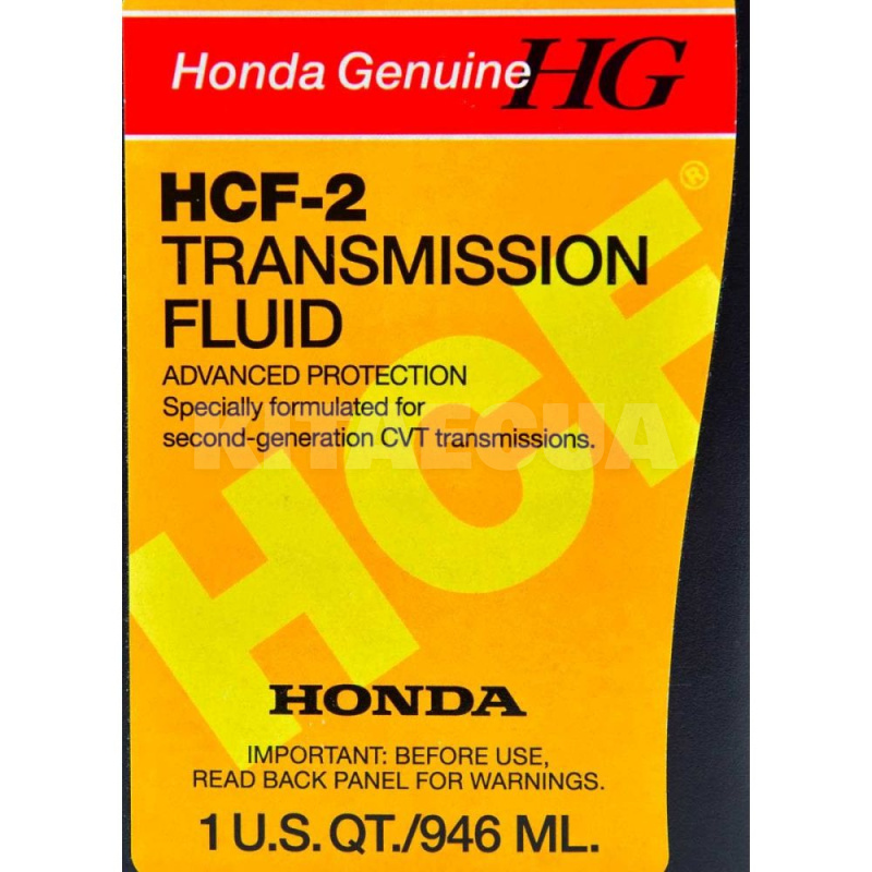 Олія трансмісійна 0.946л ATF HCF-2 HONDA (08200HCF2) - 2