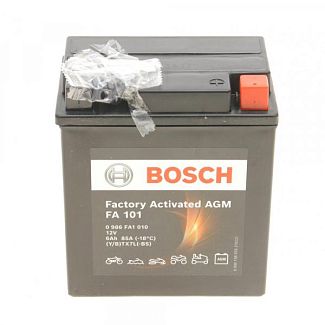 Мото аккумулятор FA 101 6Ач 85А "+" справа Bosch