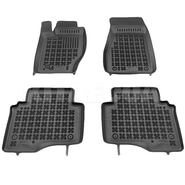 Резиновые коврики в салон Volkswagen Touareg 2 (2010-2018) (4шт) 200111 REZAW-PLAST (27609)