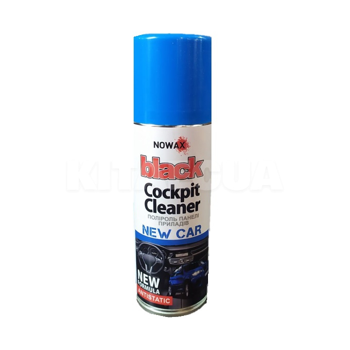 Полироль для пластика "новый автомобиль" 200мл Black Cockpit Cleaner NOWAX (NX00205)