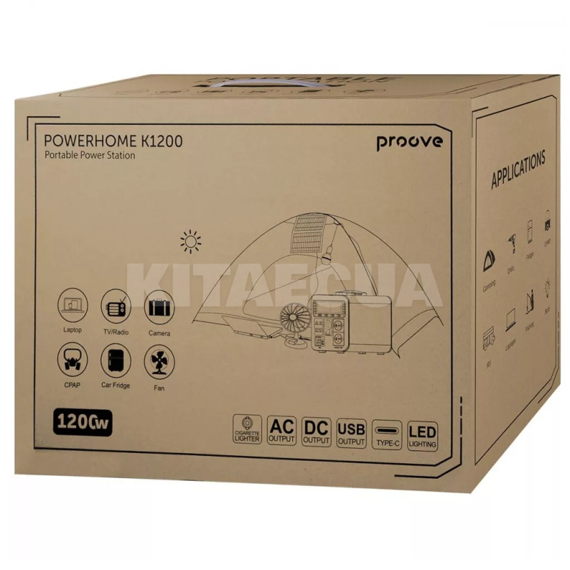 Портативна зарядна станція 1200W 315000мАч/1008Wh PowerHome K1200 PROOVE (588900001) - 4