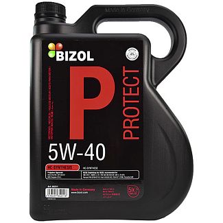 Масло моторное синтетическое 5л 5W-40 Protect BIZOL