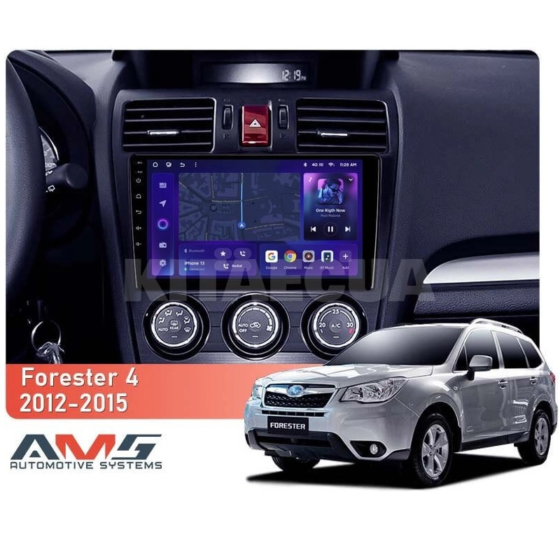 Штатна магнітола MOSS M3 4+32 ГБ 9" Subaru Forester 4 SJ 2012-2015 (A) AMS (50658) - 2