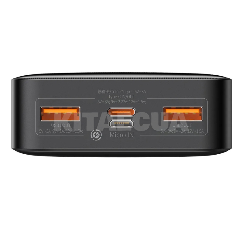 Повербанк Bipow Digital Display 20000mAh 20W чорний BASEUS (PPBD050501) - 4