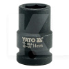 Головка торцевая ударная 6-гранная 14 мм 1/2" 39 мм YATO (YT-1004)