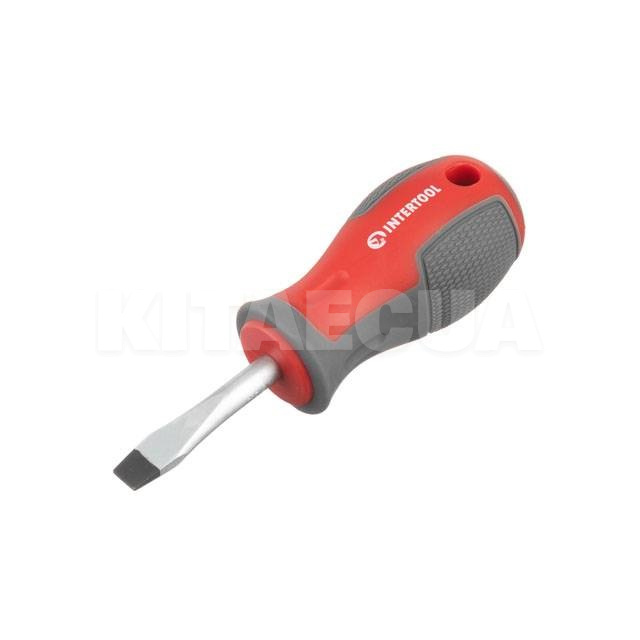 Отвертка шлицевая SL6 х 38мм CR-V Intertool (VT-3309)
