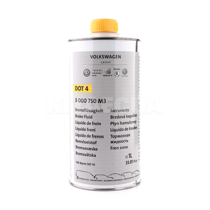 Тормозная жидкость 1л DOT 4 VAG (B000750M3)