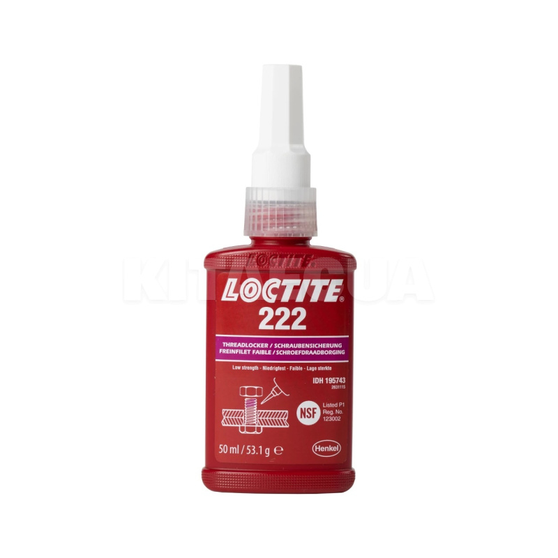 Фиксатор резьбы LOCTITE-222 50г Henkel (245635)