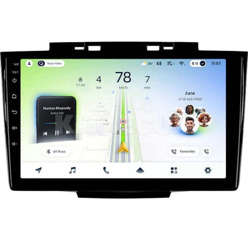 Штатна магнітола CC4L 6+64 Gb 9" Great Wall Hover Haval H5 1 2010-2017 Teyes (70881)