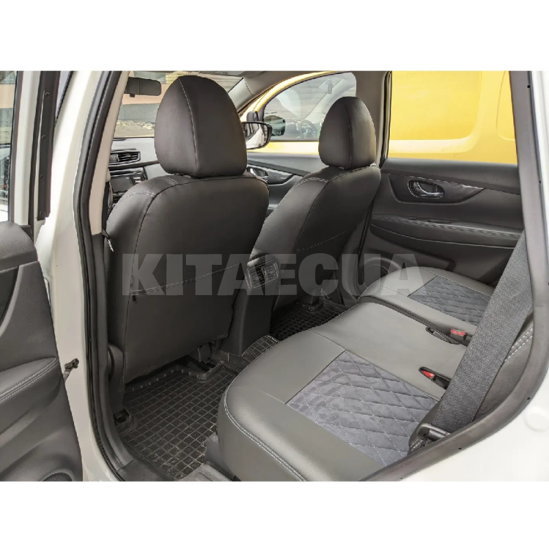 Авточохли на сидіння екошкіра з антарою Mazda 3 III (BM) (2013-2017) седан Eco Prestige+Antara EMC-Elegant (472-Eco Prestige+Ant) - 2