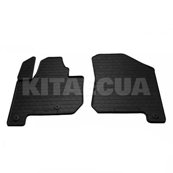 Гумові килимки передні Kia Soul EV (2014-2019) HK кліпси Stingray (1010152)