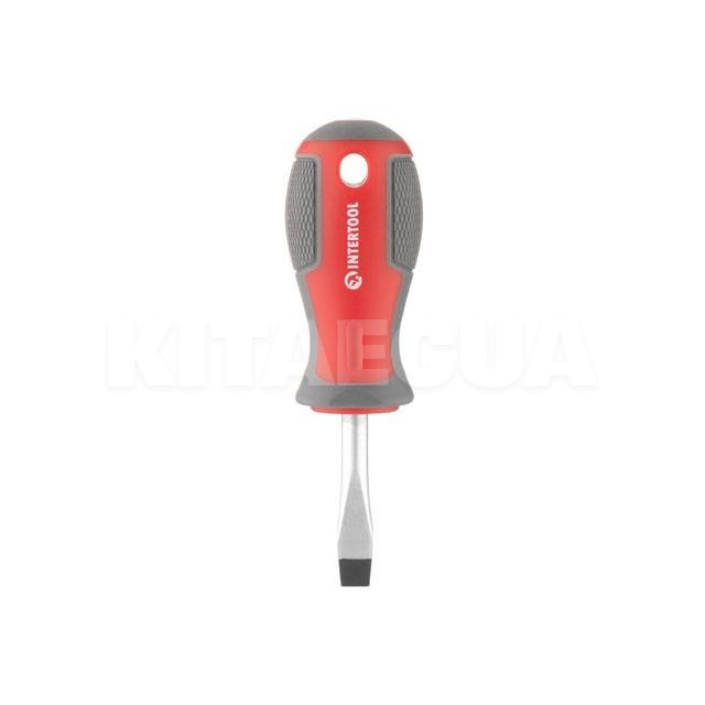 Отвертка шлицевая SL6 х 38мм CR-V Intertool (VT-3309) - 2