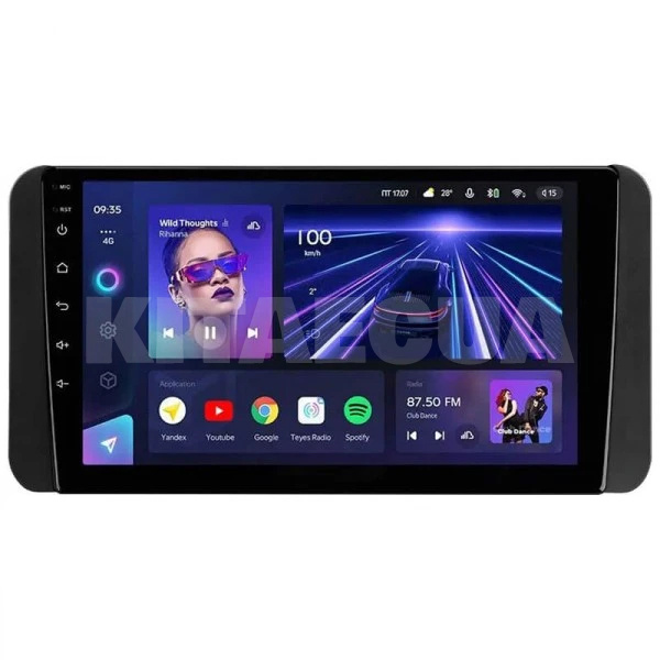 Штатна магнітола CC3 4+32 Gb 9" Toyota Wigo 2022-2023 (F2) Teyes (46948)