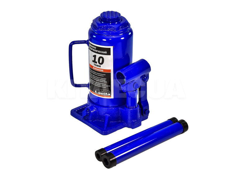 Домкрат гидравлический бутылочный 10т (200мм-385мм) LAVITA (LA JNS-10) - 2
