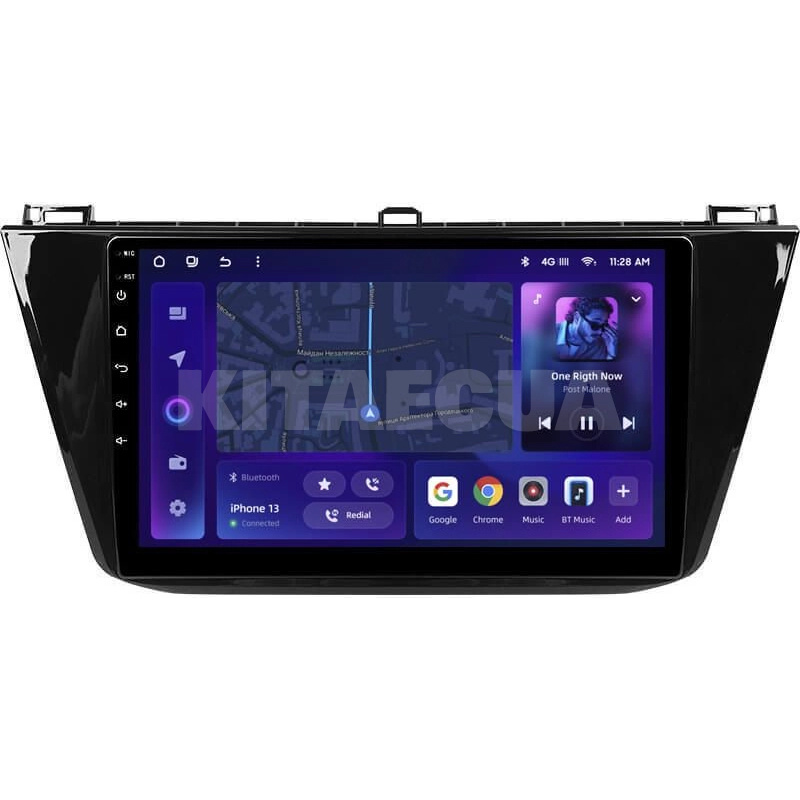 Штатная магнитола MOSS M2 4+32 Gb 10" Volkswagen Tiguan 2 Mk 2016-2018 (B) AMS (49744)