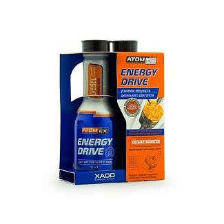 Присадка для усиления мощности в дизтопливо 250мл Atomex Energy Drive XADO