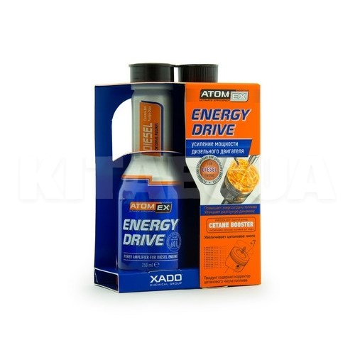Присадка для усиления мощности в дизтопливо 250мл Atomex Energy Drive XADO (XA 40513)