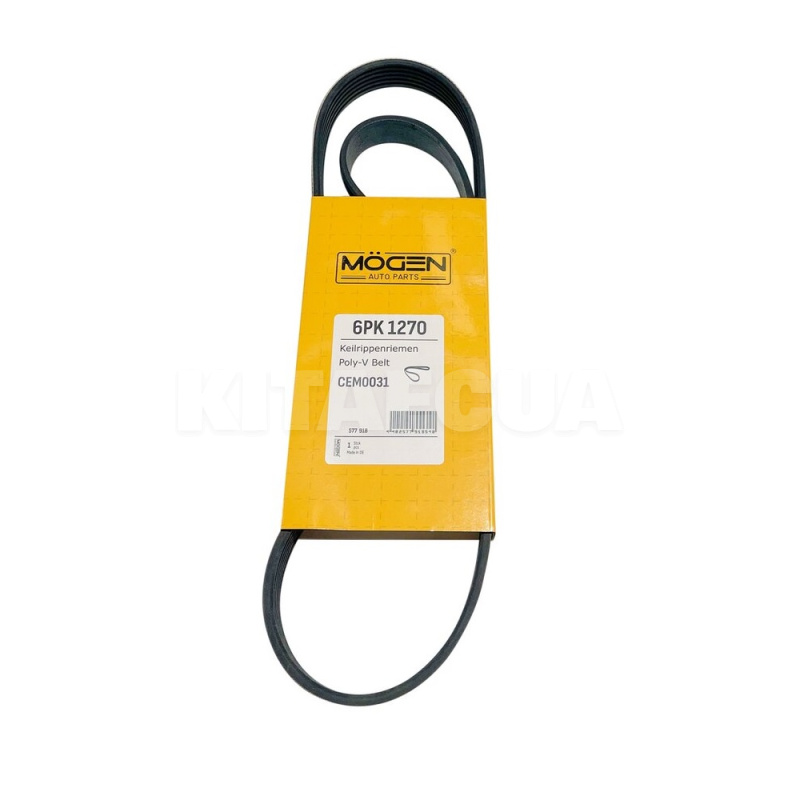 Ремень генератора и кондиционера MOGEN на Chery AMULET (A11-3701315BA)