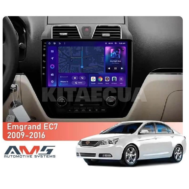 Штатна магнітола MOSS M3 4+32 ГБ 10" Geely Emgrand EC7 1 2009-2016 AMS (50796) - 2
