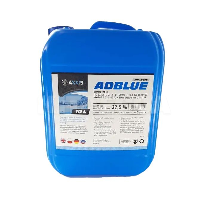 Присадка AdBlue 10л SCR AXXIS (502095-AUS-32)