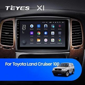 Штатна магнітола X1 2+32Gb 10" Toyota Land Cruiser LC 100-B 2002-2007 (B) Teyes