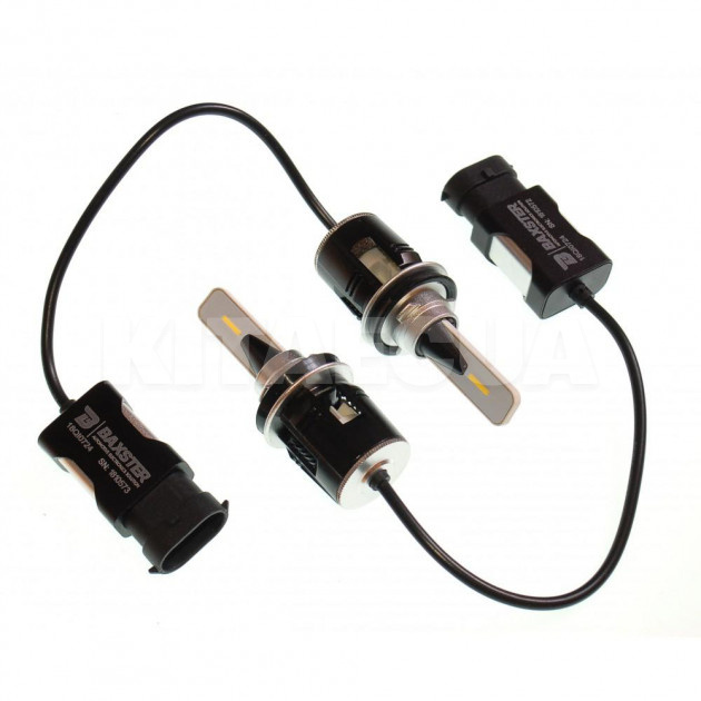 LED лампа для авто P H11 PGJ19-2 21W 6000K (комплект) BAXSTER (00-00007874)