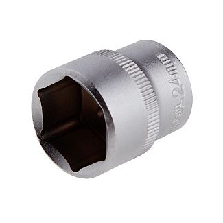 Головка торцевая 6-гранная 24мм 1/2" 38мм Intertool