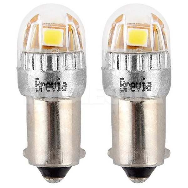 LED лампа для авто S-Power BA9s 6000K (комплект) BREVIA (10219X2)
