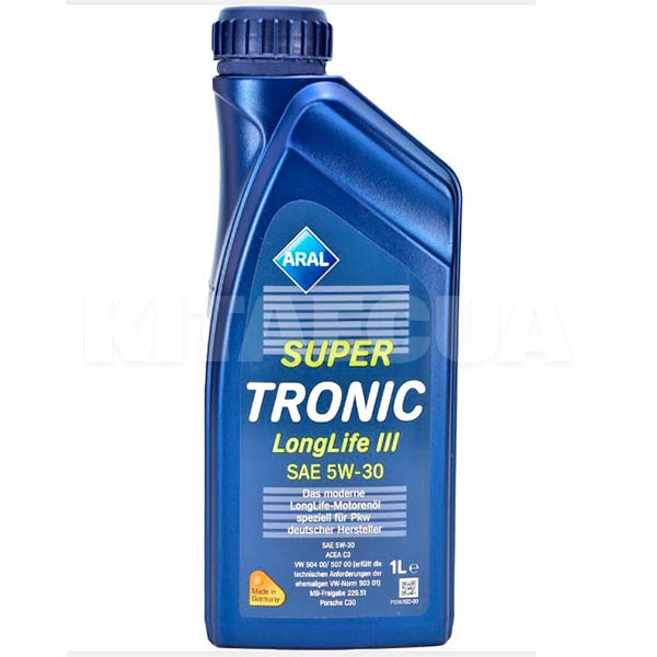 Масло моторное синтетическое 1л 5W-30 SuperTronic LongLife III Aral (AR-20478-ARAL)