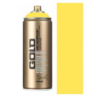 Краска желтая 400мл полуглянцевая GL 1010 Easter Yellow MONTANA