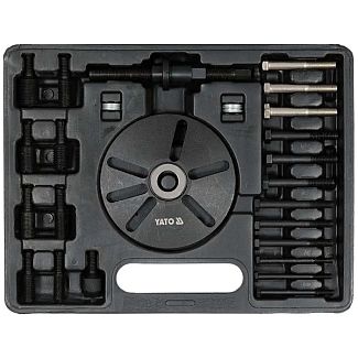 Знімач шківа з гармонійним демпфером вібрацій (набір 23 предмети) YATO