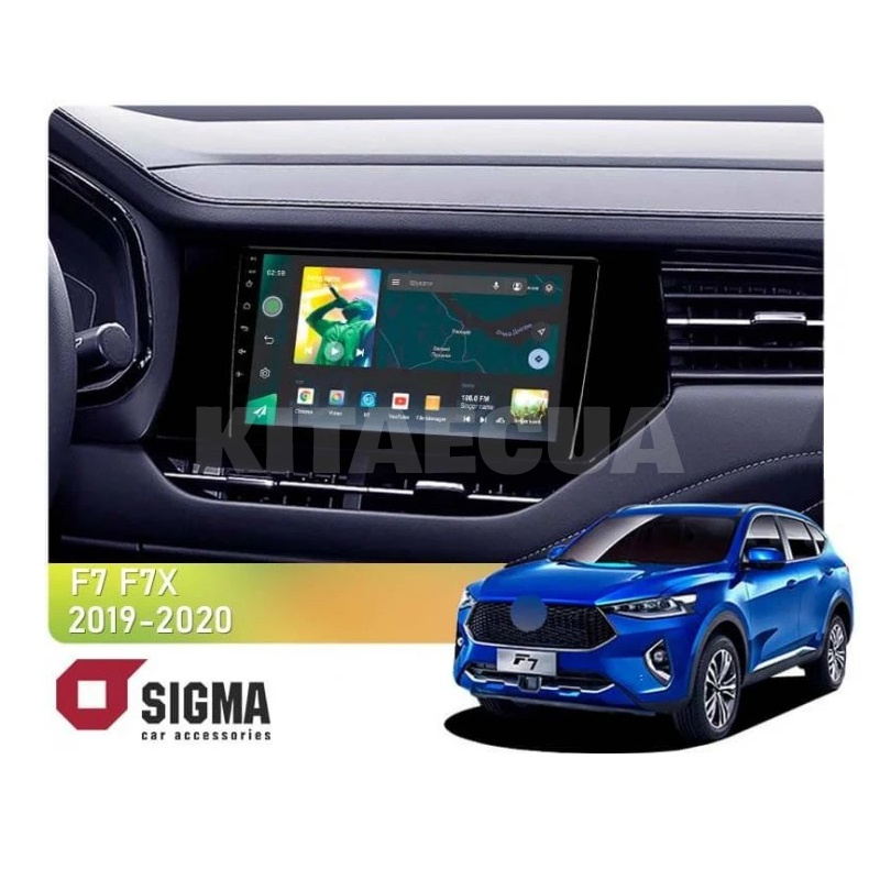 Штатная магнитола X9464 4+64 ГБ 9" Great Wall Haval F7X 2019-2020 SIGMA4car (33349)