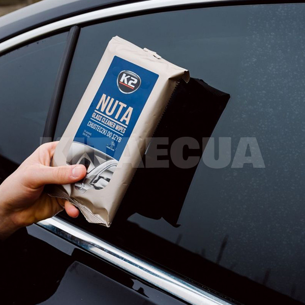Влажные салфетки для авто NUTA 20x18см для стекла 24шт/уп K2 (K500) - 2