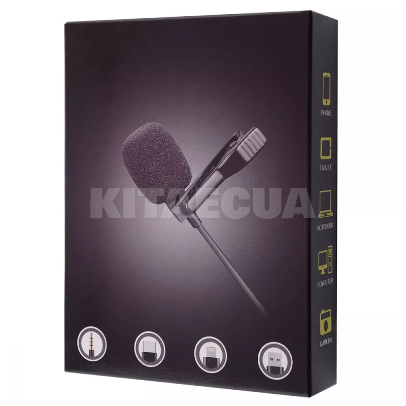 Петличный микрофон 3.5 mm Mini-Jack (37626) - 3