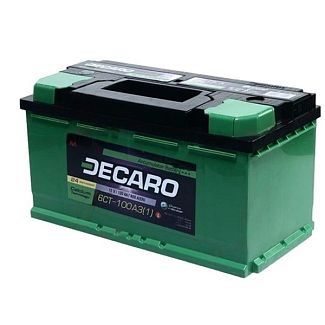 Автомобільний акумулятор Master 100Ач 840А "+" ліворуч DECARO