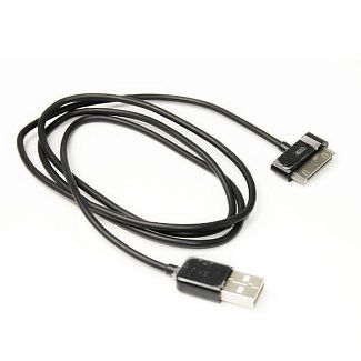 Кабель USB 30pin (4/4s) 1м чорний PowerPlant