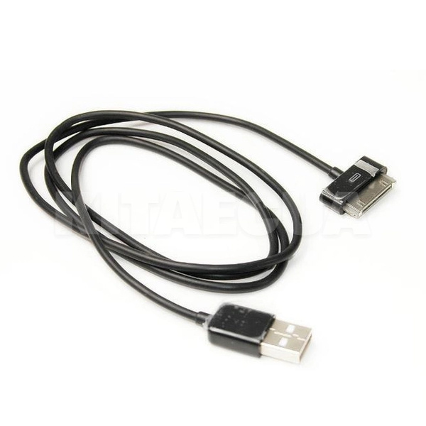 Кабель USB 30pin (4/4s) 1м чорний PowerPlant (DV00DV4045B)