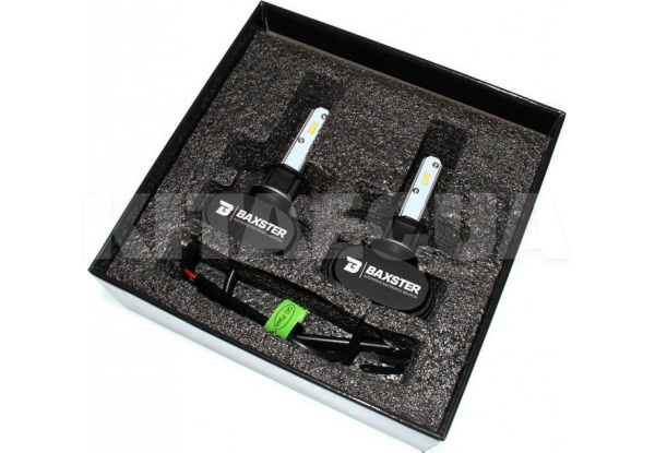Светодиодная лампа 12V/24V 50W H3 6000 K +70% S1-Series с радиатором (компл.) Baxter (00-00007293)