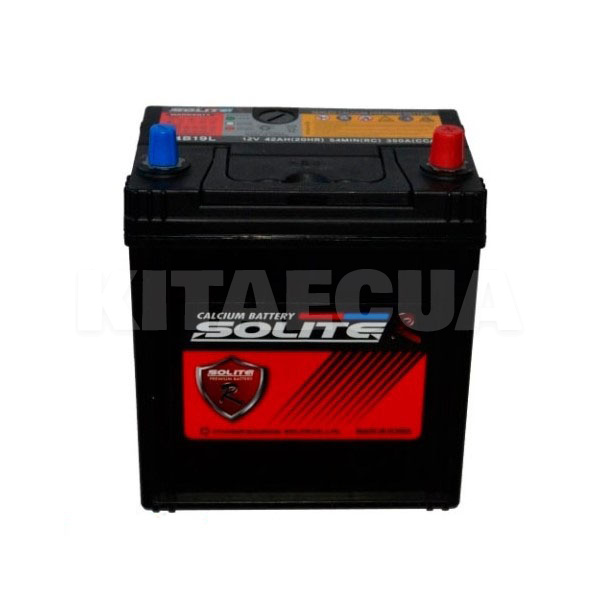 Аккумулятор автомобильный 42Ач 350А "+" справа SOLITE R (44B19L)