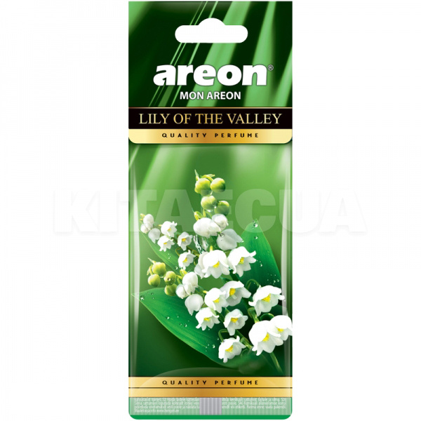 Ароматизатор сухой листик "ландыш" Mon Lily Of The Valley AREON (МА33)